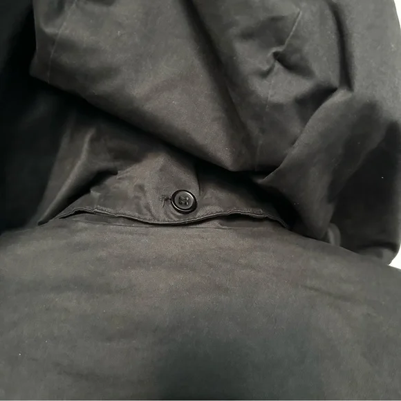 London Fog Black Hooded Jacket Size Medium - Picture 6 of 12